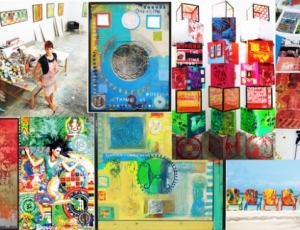 ARUBA NIGHTS publications... artist ELISA LEJUEZ showcase-art-basel-miami
